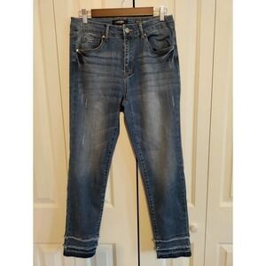 Black Label jeans raw hem high waist size 11 jean size 31
